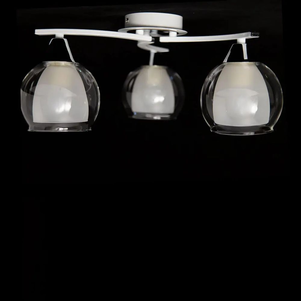 Citilux Кристи CL152130 Люстра потолочная Белая Хром