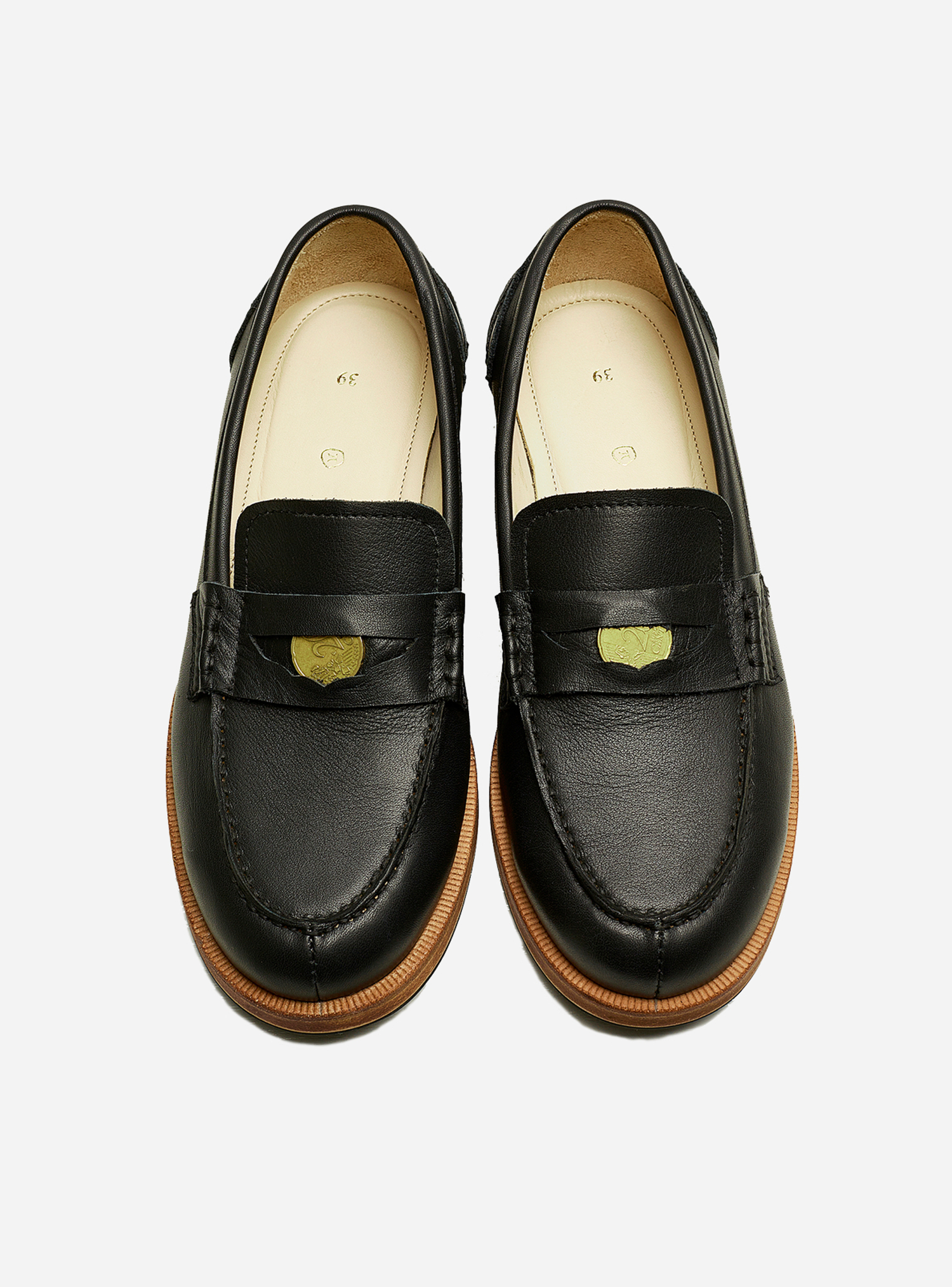 Пенни-лоферы Black