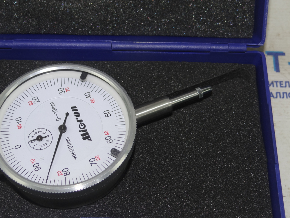 Индикатор ИЧ-10 (0-10мм) 0,01мм (с поверкой) Micron