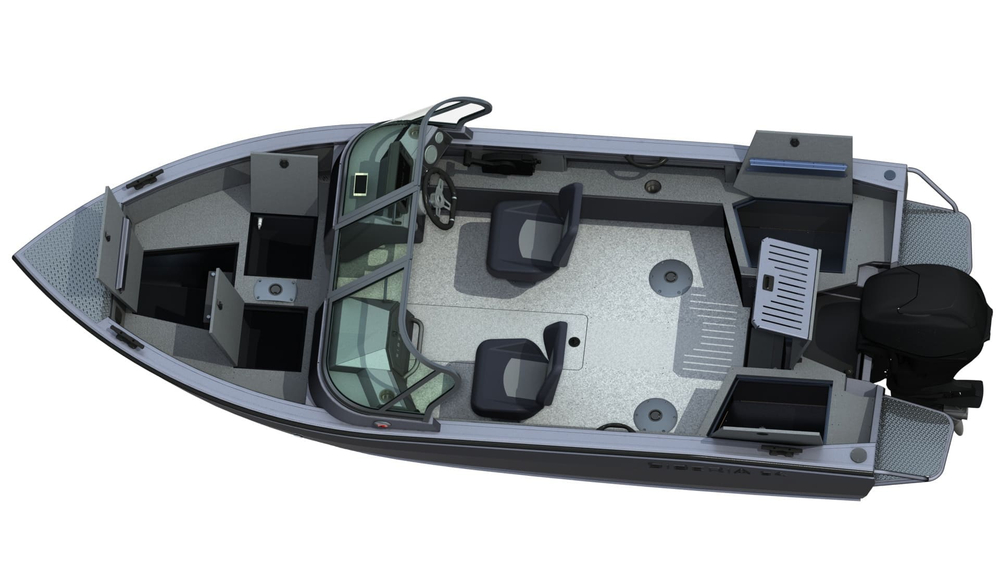 Катер-лодка алюминиевая SIBERIA S4 (mod 2)