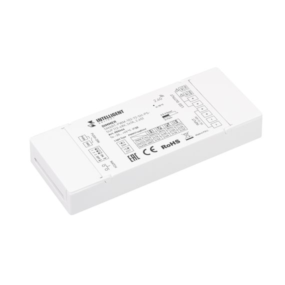 Диммер Arlight INTELLIGENT SMART-PWM-102-72-SH-PS-SUF (12-48V, 2x7A, 2.4G) 050444