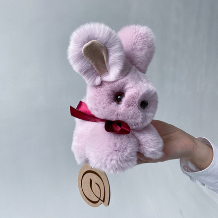 Кролик Тоша маленький (лиловый)