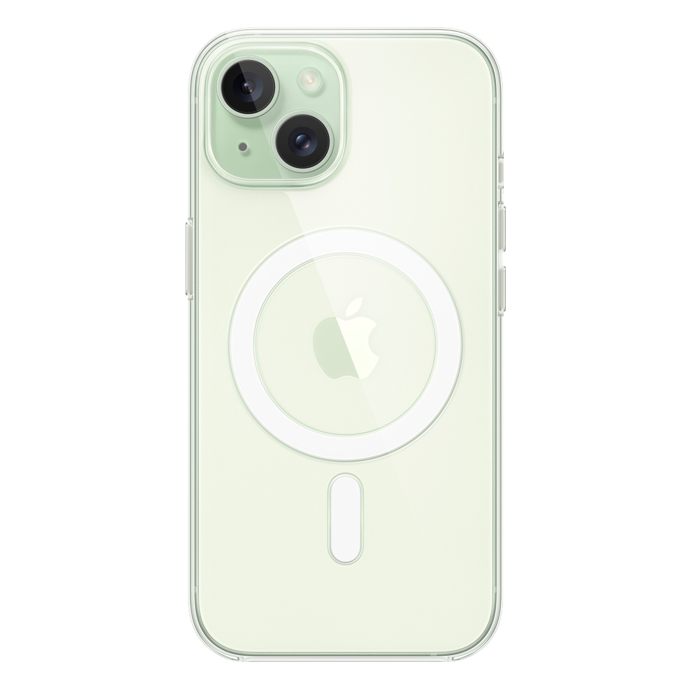 Прозрачный чехол с поддержкой MagSafe Apple Clear Case для iPhone 15