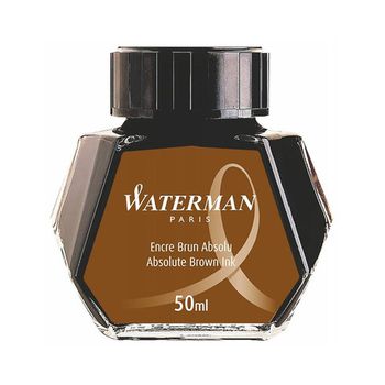 Флакон с чернилами Waterman для перьевой ручки Brown (S0110830)