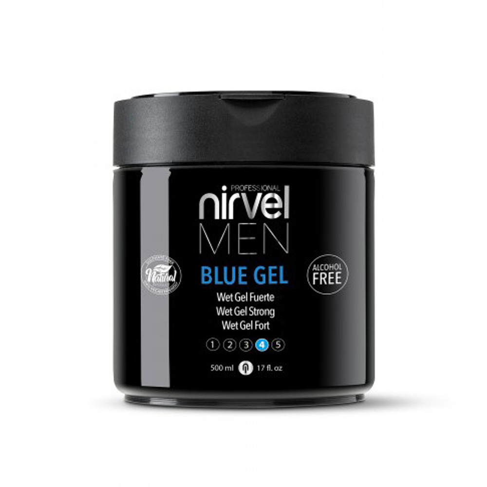 Гель для укладки волос сильной фиксации Nirvel Blue Gel 500мл