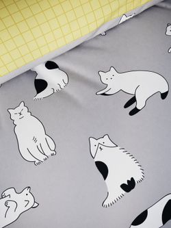 Постельное белье поплин Сказка "Локи/Локи (компаньон)" 2-спальное  Наволочка 50х70 см 2 шт Простынь на резинке 160x200 см Пододеяльник 175x215 см