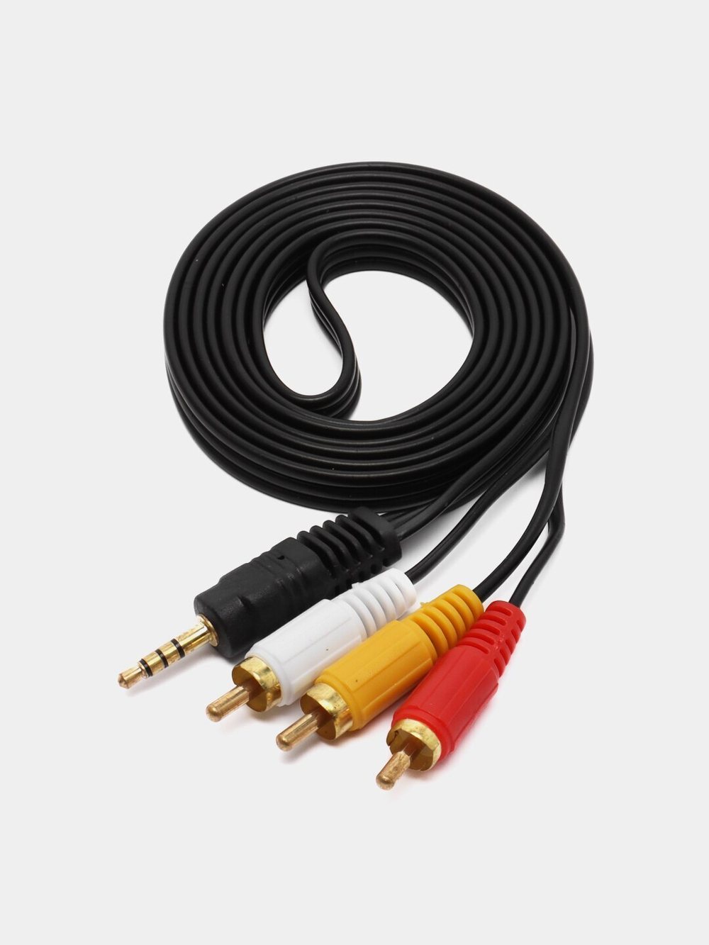 Кабель AUX Jack 3.5мм(4C) х 3RCA 1.5м. Exployd EX-K-1404