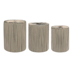 Корзина плетеная dholak grey из коллекции ethnic, размер m