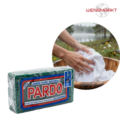 Набор мыла-пятновыводителя натурального Pardo с глицерином (зелёное), 3 х 250 г, Испания