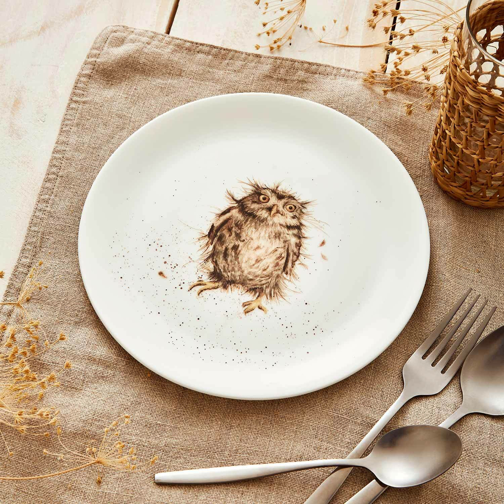 Royal Worcester - Wrendale Designs 21см Тарелка для завтрака «Сова» / артикул   WNKD5658-XB  / GTIN 749151651272