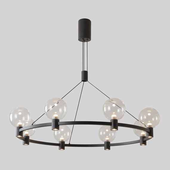 Люстра Crystal Lux DUET SP56W LED BLACK