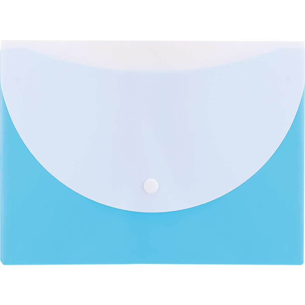 Папка-конверт на кнопке DELI "RIO", А5, 0,18 мм, с карманом, ассорти