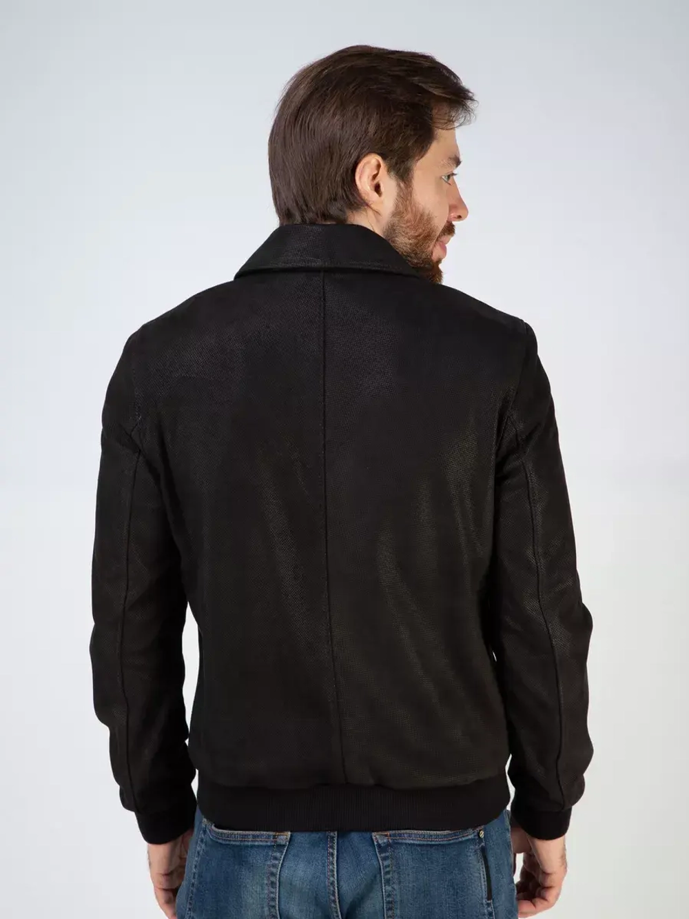 Кожаная куртка демисезонная замша