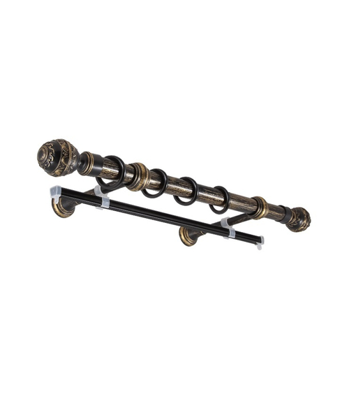 Карниз круглый Legrand Валанс 2-х  рядный 2800 мм