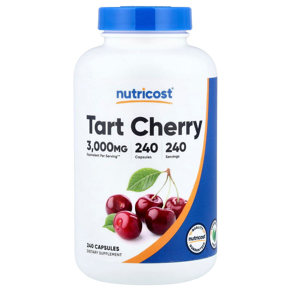 Nutricost, вишня, 240 капсул (300 мг в 1 капсуле)