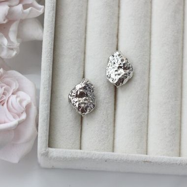 Швензы фриформ 16*12 мм с английским замком, родий, Ш130