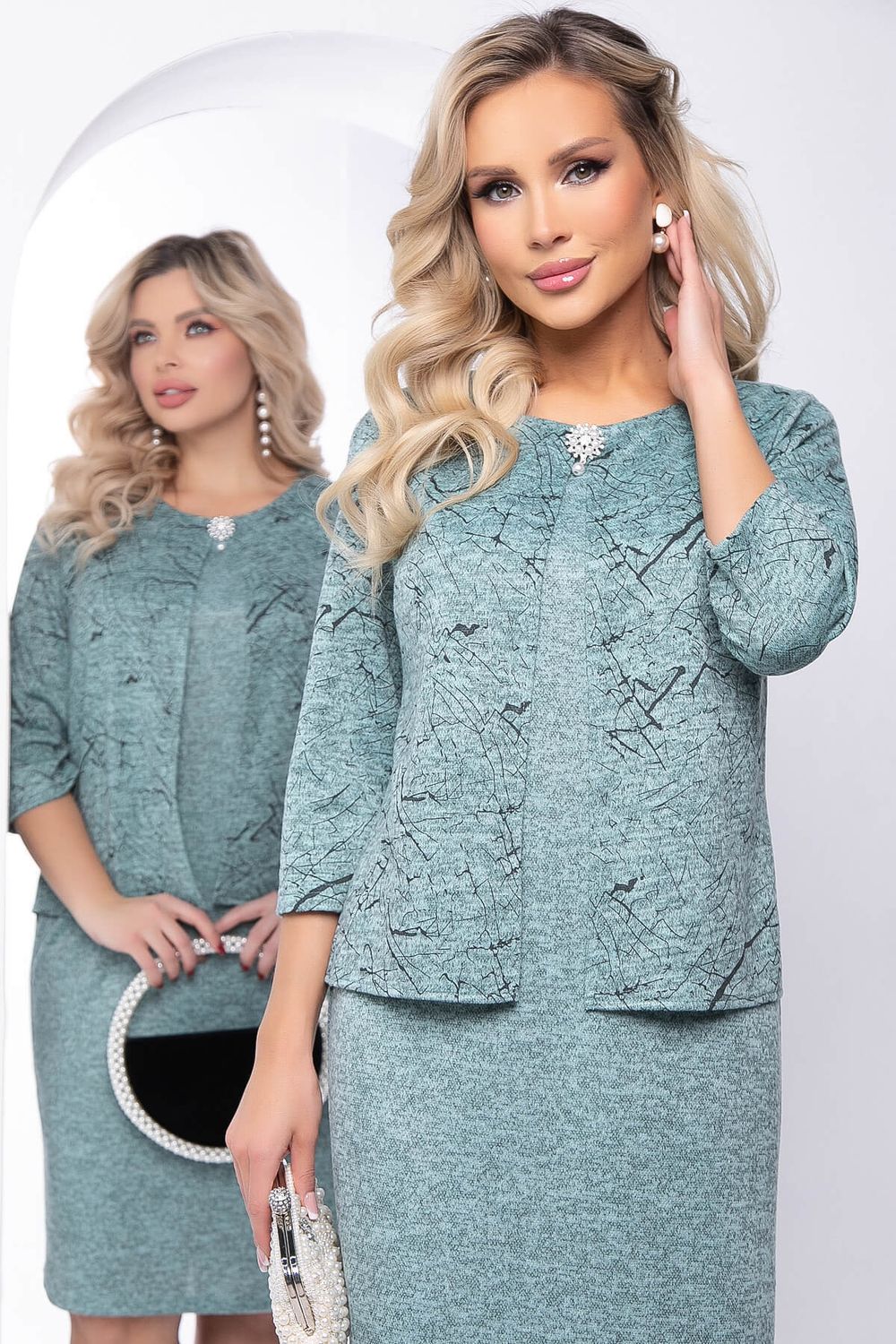 Платье "Грэйс" (мята) П8209 LT Collection (Акция)