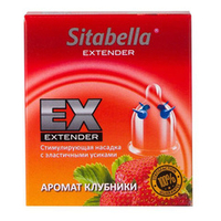 Стимулирующая насадка Клубника Sitabella Extender