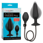 Черная расширяющаяся анальная пробка 16см California Exotic Novelties XL Silicone Inflatable Plug SE-0430-30-3