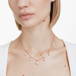 IMBER:NECKLACE DANGLING WHITE/GOS