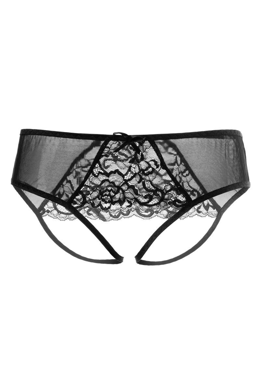 Эротические трусики Katrine с доступом (Размер: 46-48) (Цвет: черный)