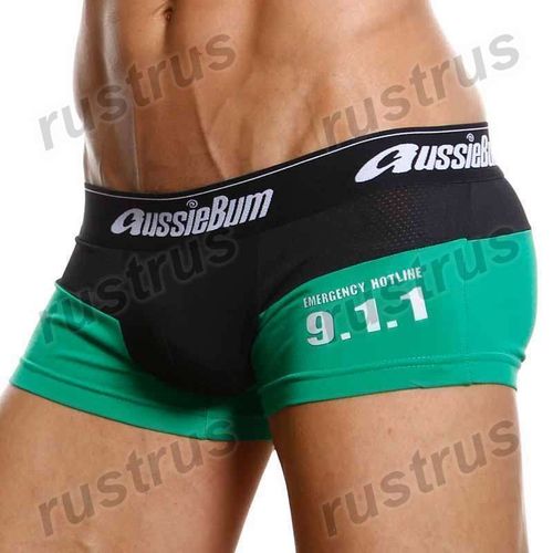 Мужские трусы хипсы зеленые Aussiebum AB00254