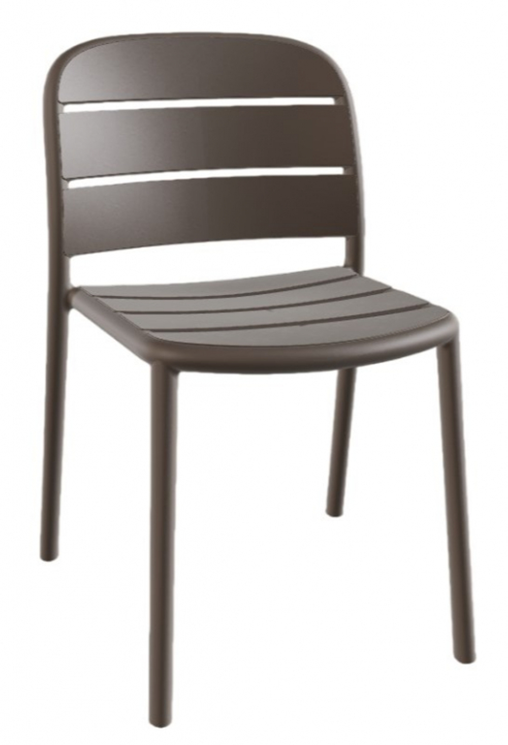 Стул пластиковый Papatya Beykoz-S, тортора