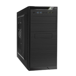 Exegate EX272749RUS Корпус Minitower Exegate QA-412U Black, mATX, &lt;без БП&gt;, 2*USB+2*USB3.0, Audio