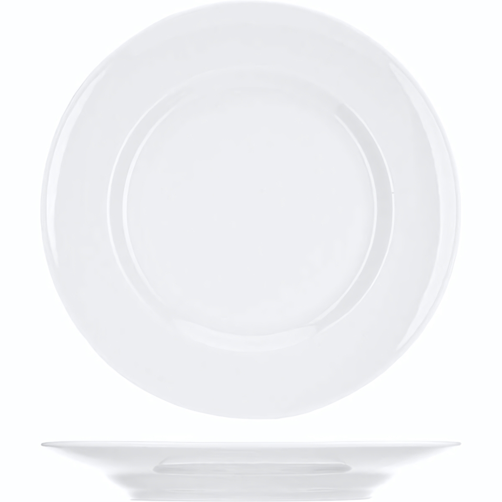 Тарелка «Идиллия» мелкая;фарфор;D=200,H=22мм;белый (Цвет: белый)