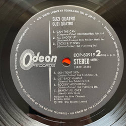 Винтажная виниловая пластинка LP Suzi Quatro Can The Can (Япония 1974) (Без Оби)