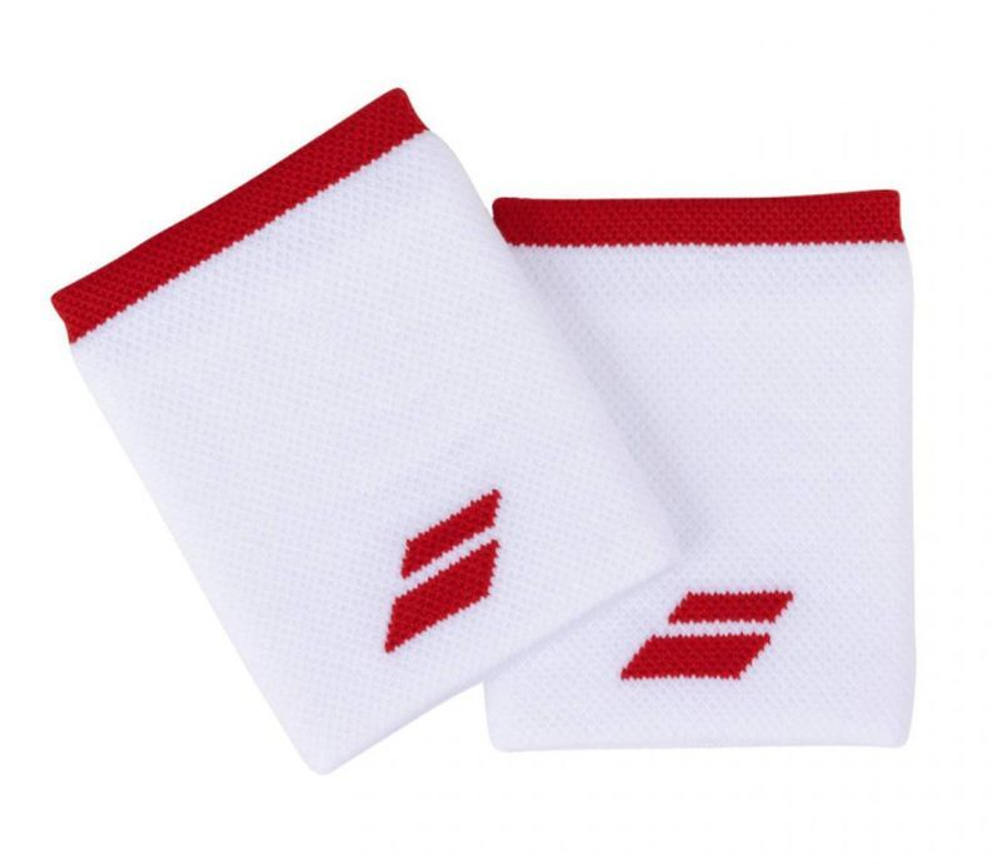 Напульсник теннисный Babolat Logo Jumbo Wristband - белый