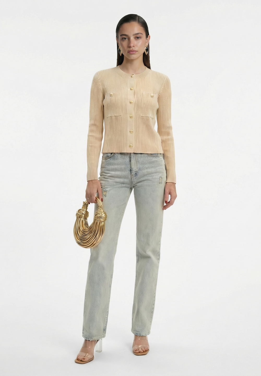 Кардиган с пуговицами