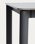 Уличный стол Anafi с графитовой столешницей из спеченного камня, 140 x 80 см