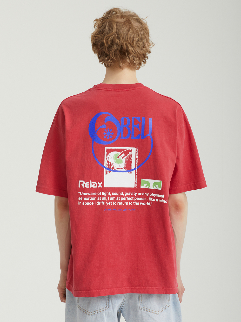 Мужская Футболка Obey Relax