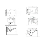 Комплект AXA Moss: биде подвесное, унитаз подвесной, сиденье без микролифта, белый 2102001-2101001-AA2101