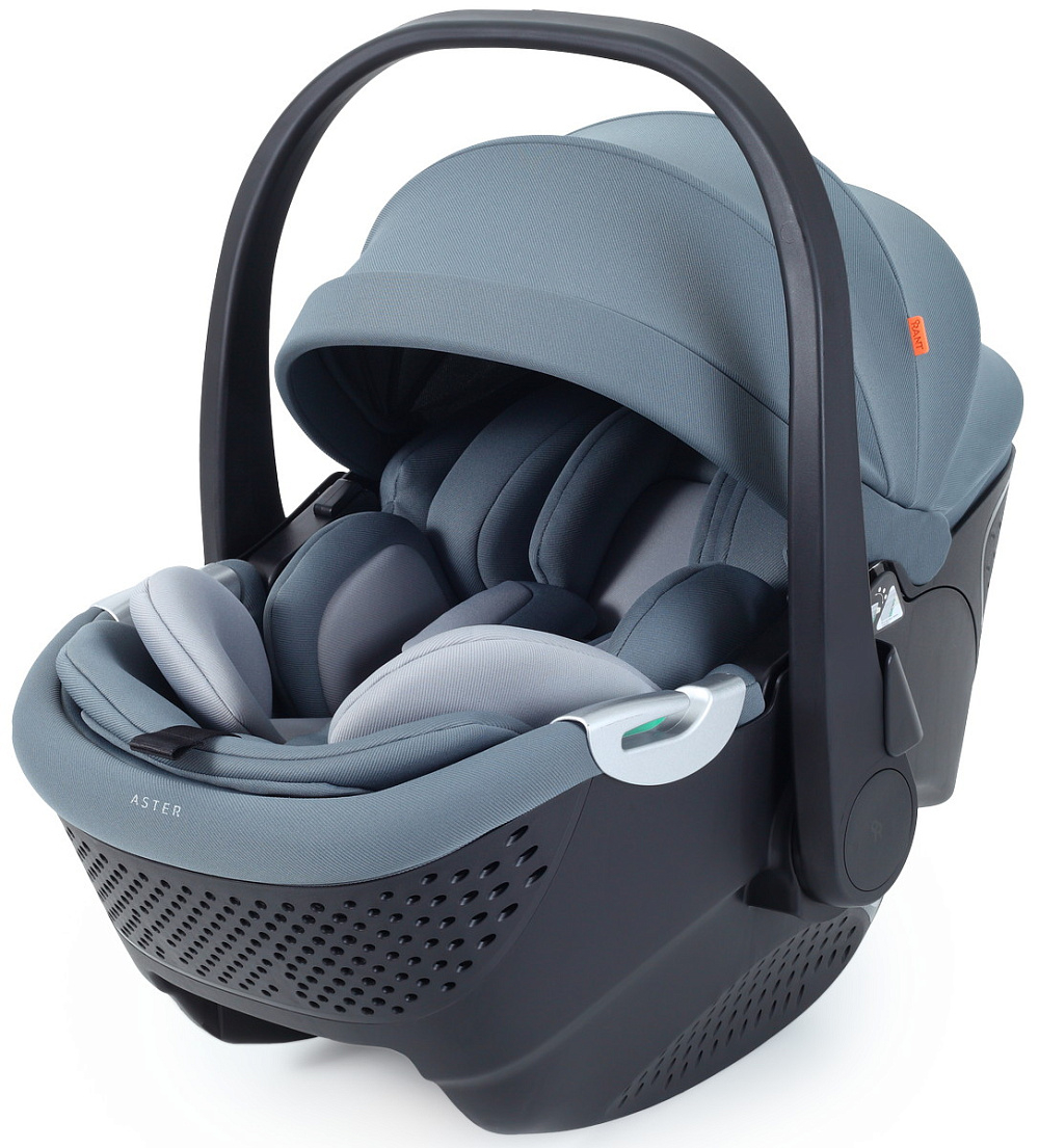 Детская коляска Rant Teo Soft 3 в 1 с автокреслом Aster Zero Graphite Olive