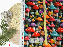 Футер 2-н петля ВЯЗАНЫЕ МУХОМОРЫ