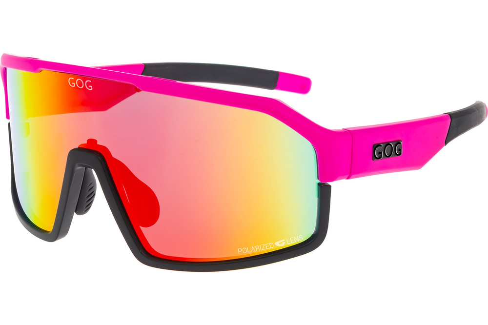 Спортивные очки GOG Annapurna / Matt Neon Pink-Black / Polarized Red Lens