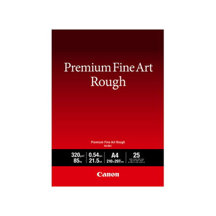 Глянцевая Фотобумага Canon Fine Art Rough FA-RG1 A4, 25 ШТ. (100% Хлопок, Грубая Текстура (Rough)
