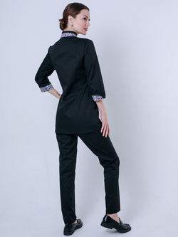 Женский поварской китель от производителя со спины