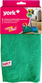 Салфетка для пола York из микрофибры с застежкой 50*60см