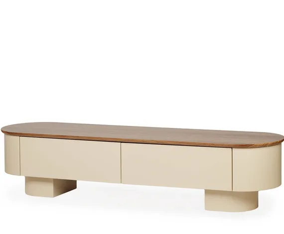 ТВ-тумба Rome 204х45 см, шпон ореха