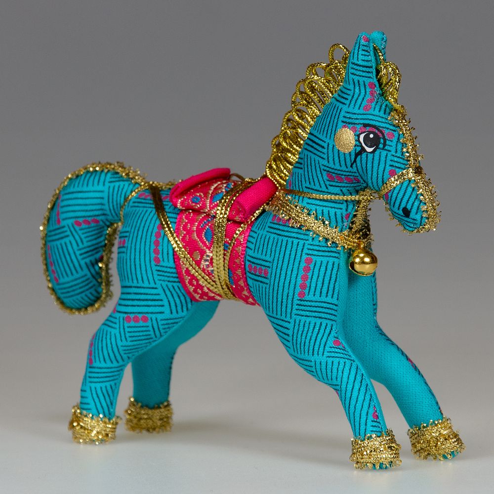 Ёлочная игрушка Лошадка Цирковая