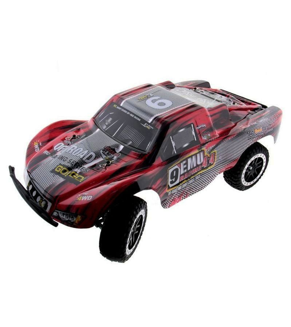 Радиоуправляемый шорт-корс Remo Hobby 9EMU (красный) 4WD 2.4G 1/8 RTR