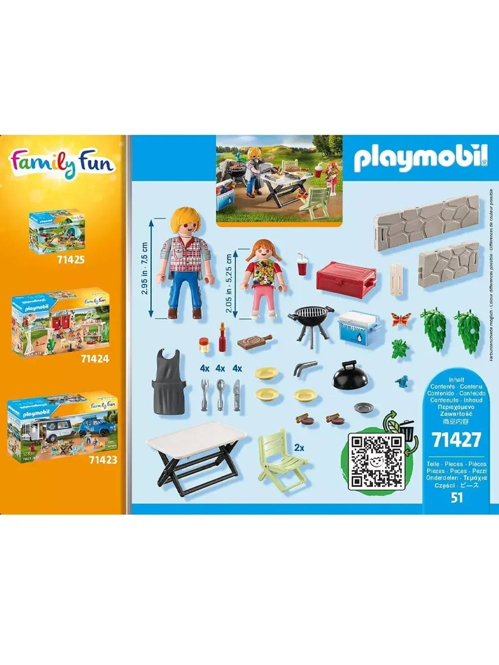 Набор Семейное барбекю Playmobil 71427