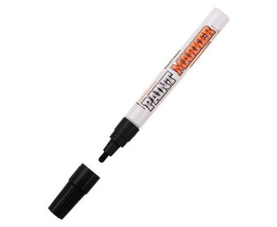 Маркер-краска MunHwa, нитро-основа Industrial, 4мм, Черный цвет, IPM-01