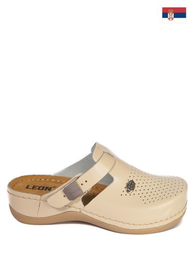 900 | Женские тапочки-сабо (бежевый)