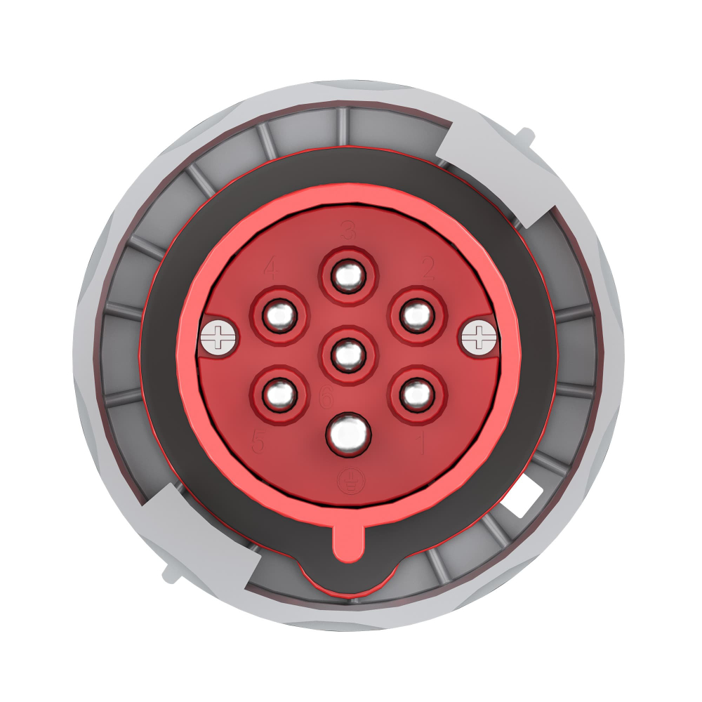 Вилка кабельная CP IP67 16A 6P+E 400В