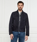 Кожаная куртка H-Malbano5 BOSS BLACK - темно-синий(50528014)