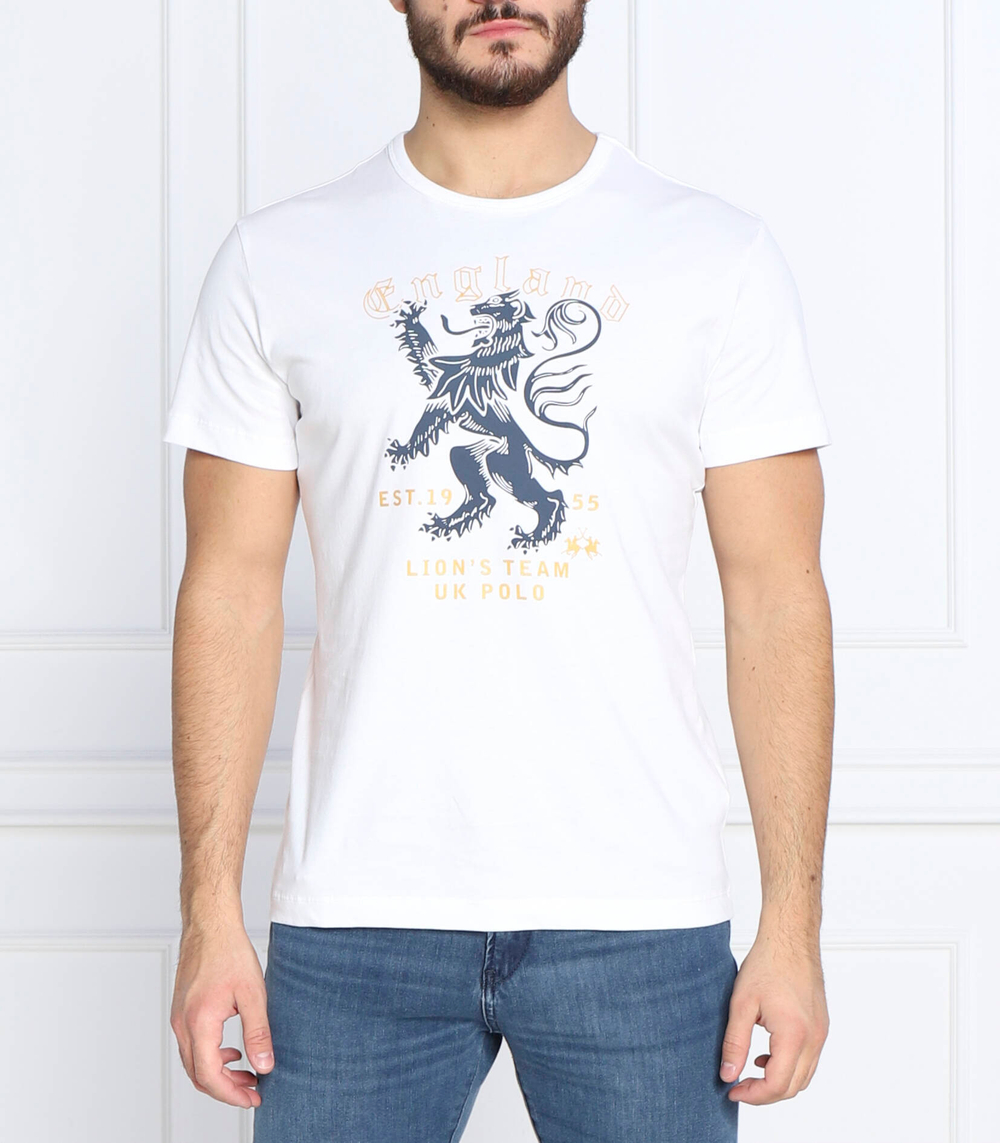 футболка La Martina - белый(UMRE31 JS342)